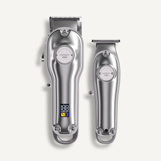 The Silver Knight Professional Clipper and Trimmer Set - HC596SX