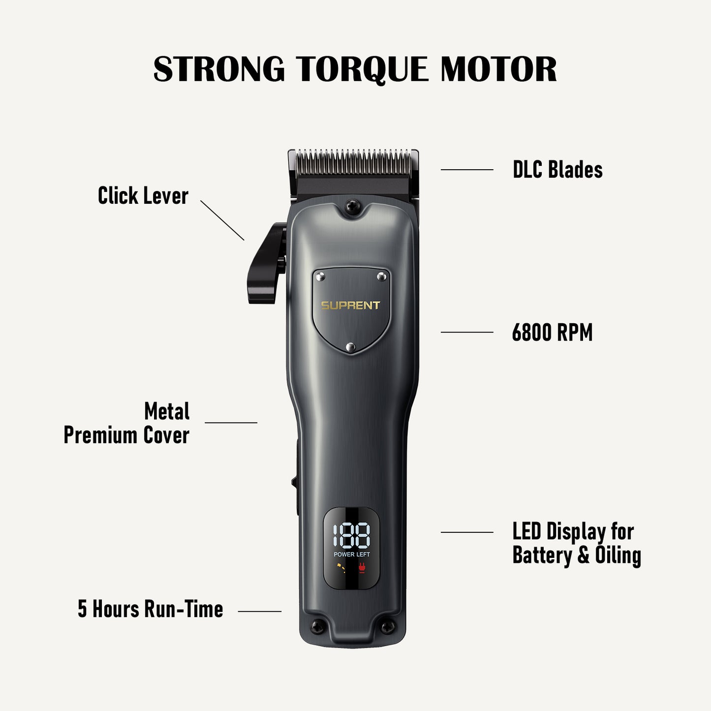 The Black Shield Clipper and Trimmer Set - HC236TX