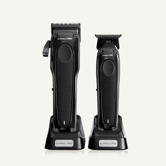 The Black Onyx Professional Clipper and Trimmer Set - HC756BX